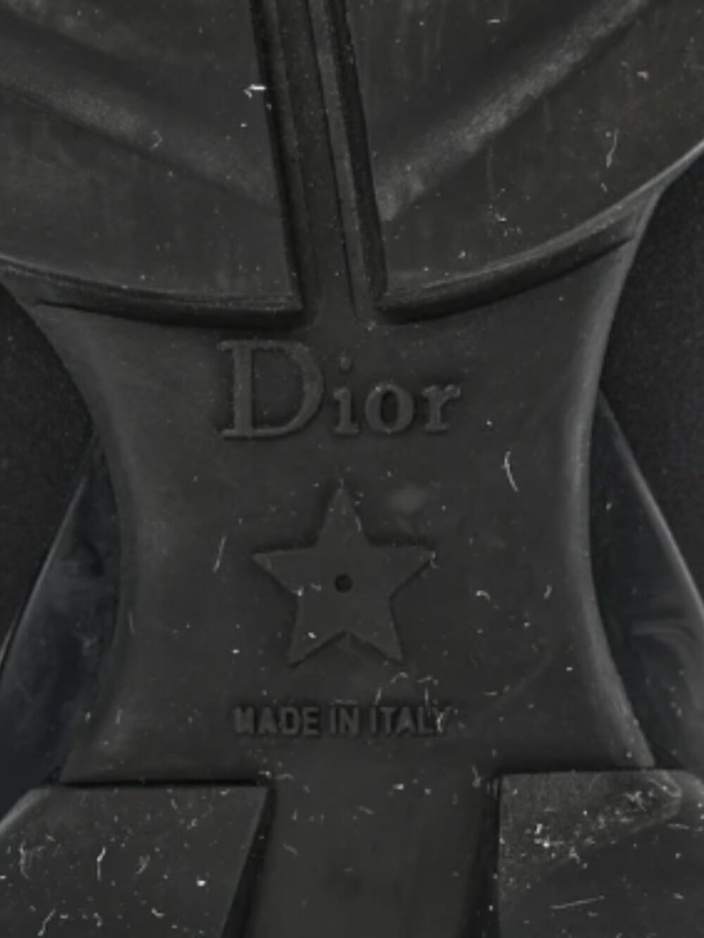 Christian Dior Neoprene Rubber Womens D-Connect Sneakers 36 Black - Picture 6 of 9